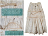 Skirt built-in bustle details