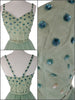 40s/50s Seafoam Green Tulle Ball Gown + Wrap - sm, med