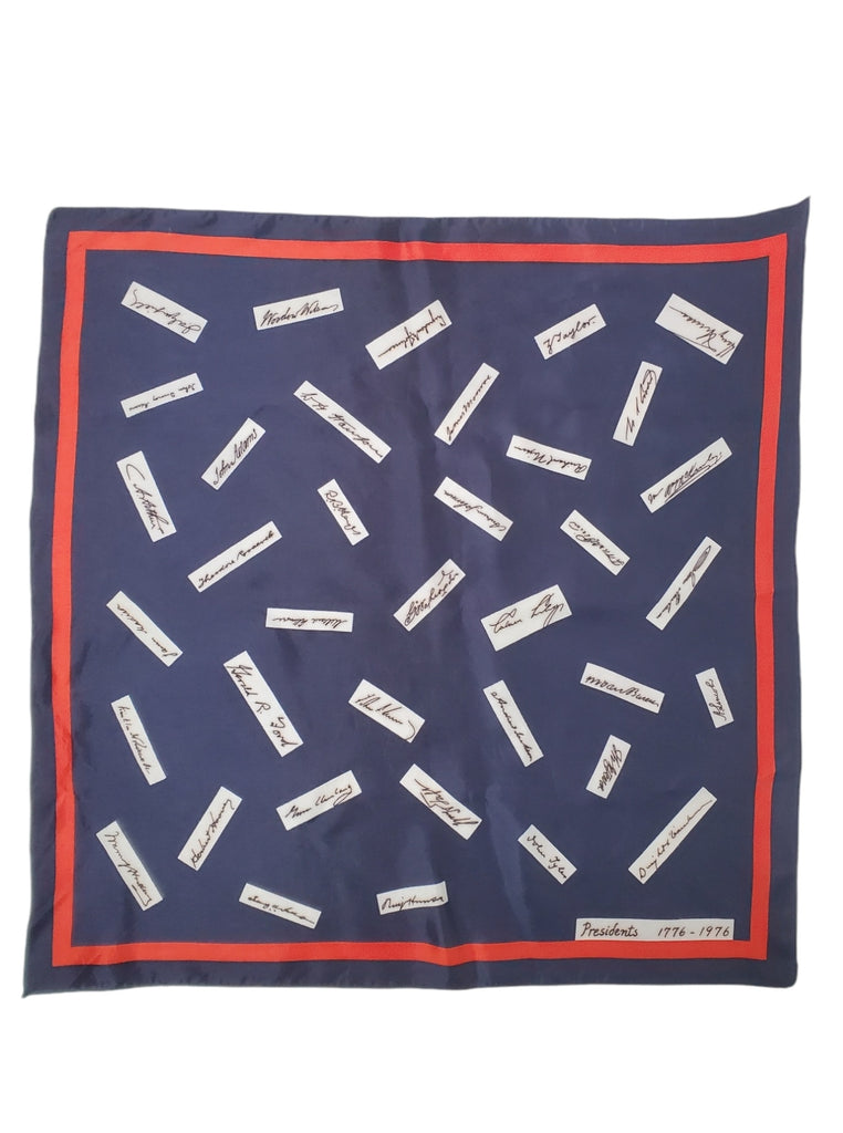 70s Patriotic U.S. Presidents Scarf