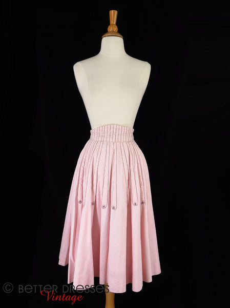 40s/50s Pink Full Circle Skirt