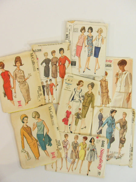 Vintage Sewing Patterns Lot of 14 from 50s 60s 70s – Better Dresses Vintage