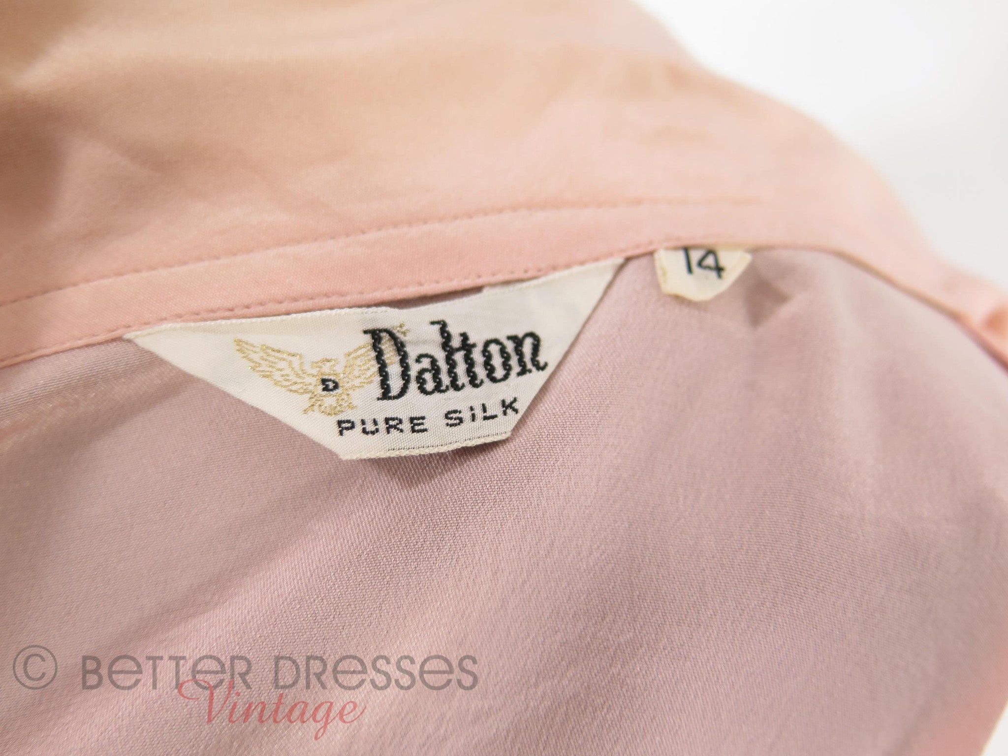 40s/50s Pink Silk Blouse – Better Dresses Vintage