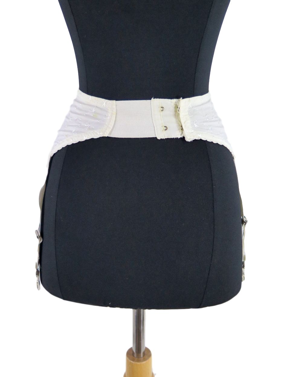 Vintage Garter Belt for Stockings Vtg White Suspender Belt - xs, sm –  Better Dresses Vintage