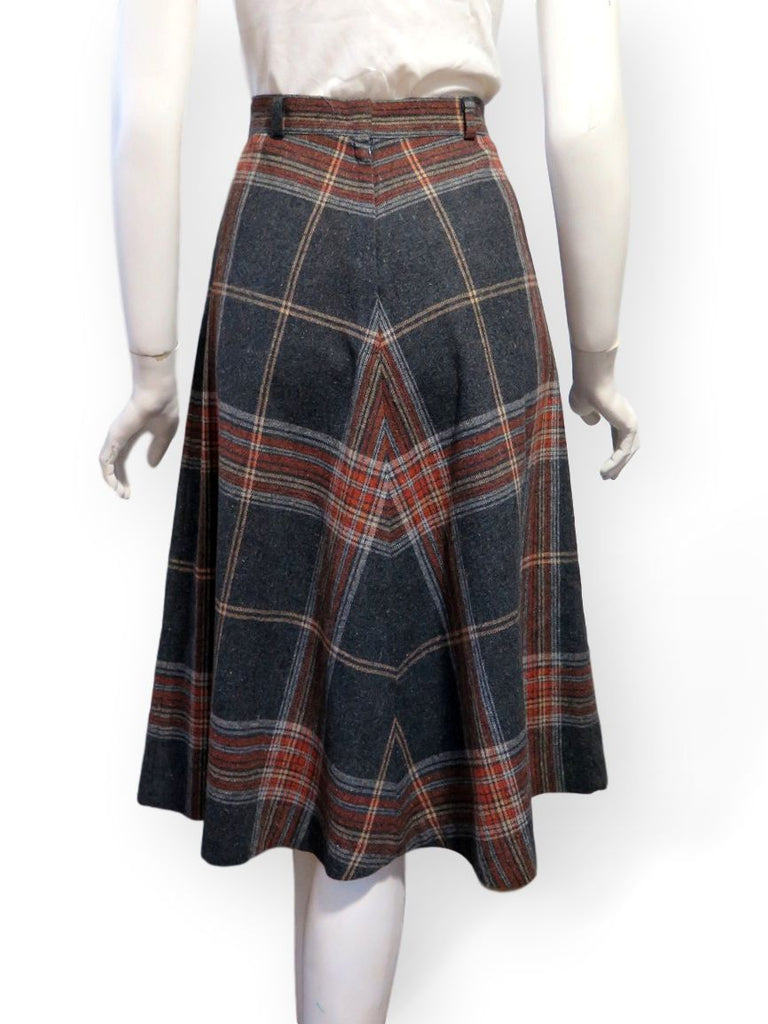 70s A-Line Plaid Skirt – Better Dresses Vintage